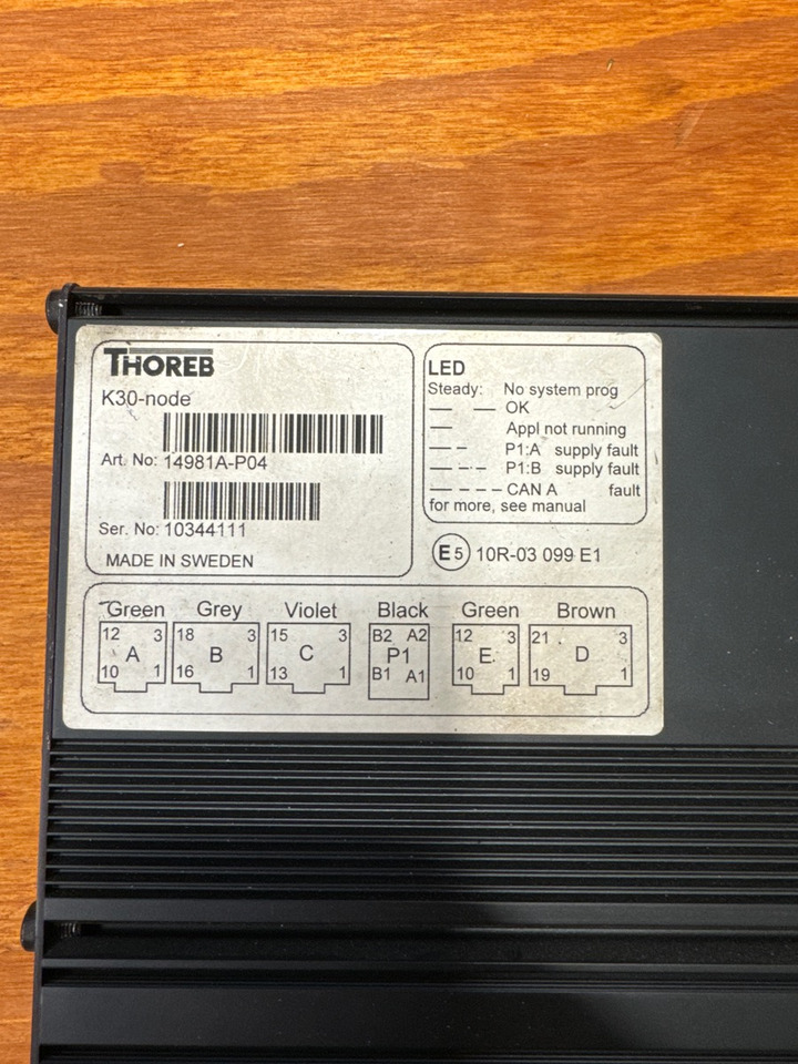 THOREB K30 NODE 14981A P04 - Electrical system for Truck: picture 2 THOREB K30 NODE 14981A P04 - Electrical system for Truck: picture 2