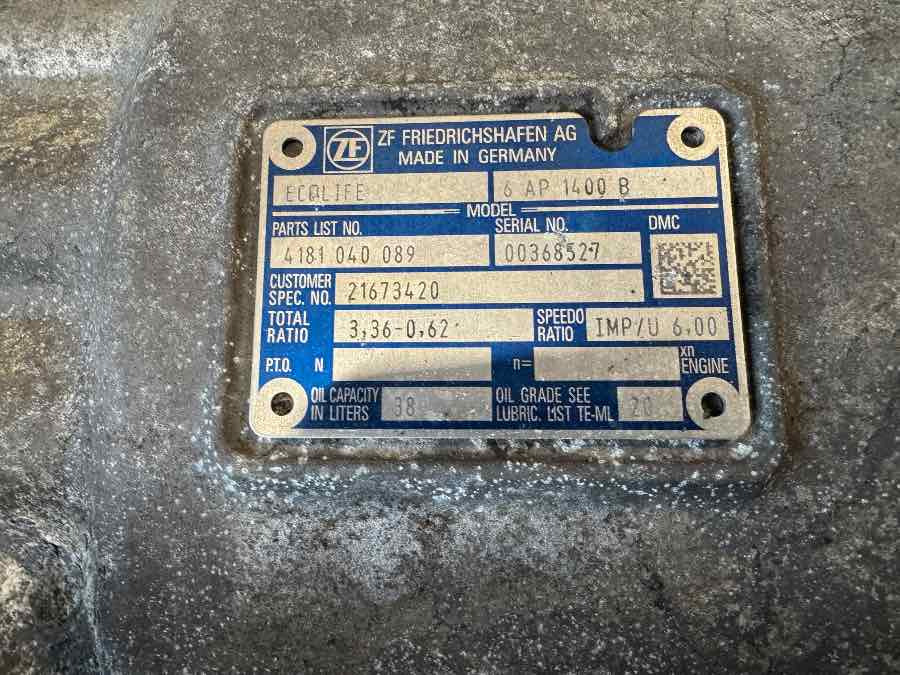 VOLVO GEARBOX 6AP1400B // 21673420 - Gearbox for Truck: picture 2 VOLVO GEARBOX 6AP1400B // 21673420 - Gearbox for Truck: picture 2