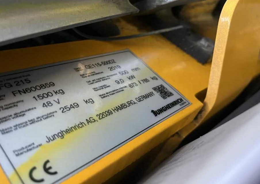 Jungheinrich EFG215 - Electric forklift: picture 4 Jungheinrich EFG215 - Electric forklift: picture 4