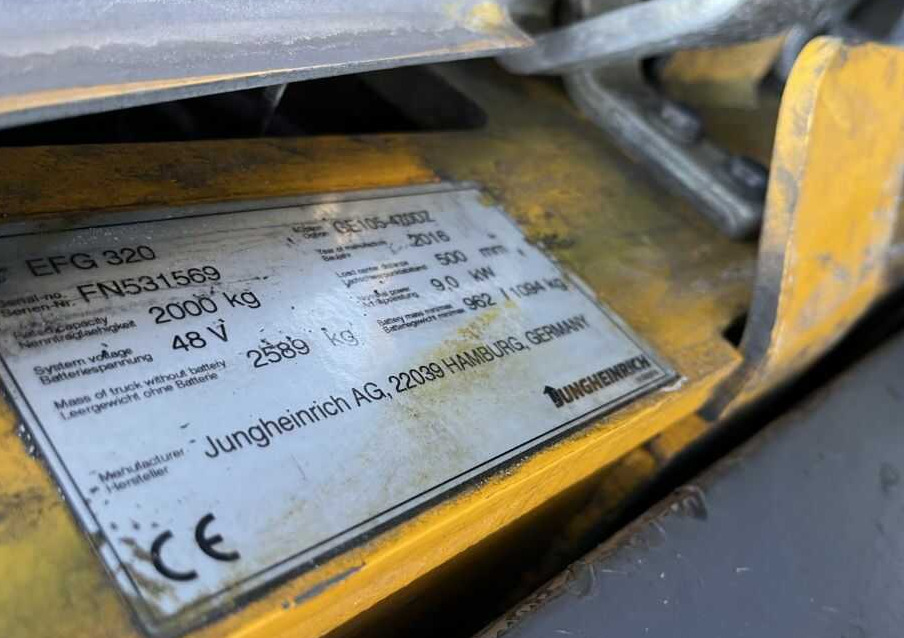 Jungheinrich EFG320 - Electric forklift: picture 4 Jungheinrich EFG320 - Electric forklift: picture 4