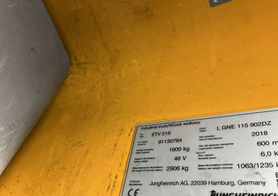 Jungheinrich ETV216 - Reach truck: picture 4 Jungheinrich ETV216 - Reach truck: picture 4