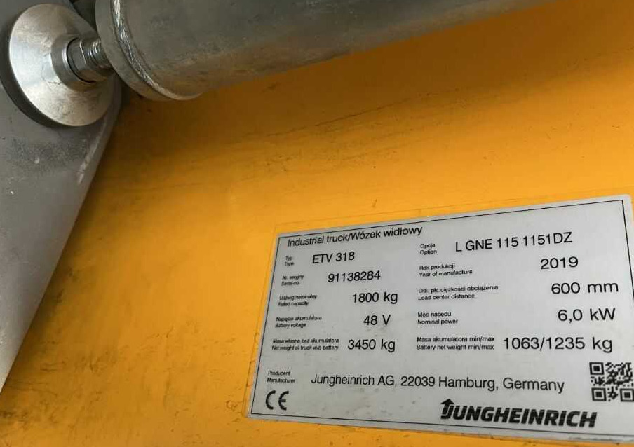 Jungheinrich ETV318 - Reach truck: picture 4 Jungheinrich ETV318 - Reach truck: picture 4
