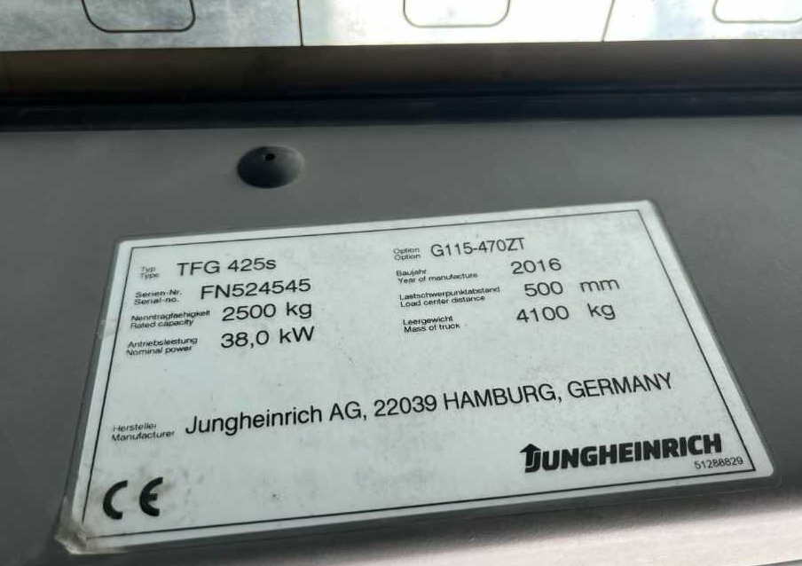 Jungheinrich TFG425s - LPG forklift: picture 4 Jungheinrich TFG425s - LPG forklift: picture 4