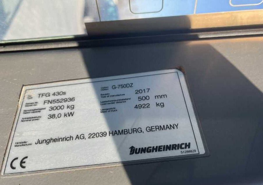 Jungheinrich TFG430s - LPG forklift: picture 4 Jungheinrich TFG430s - LPG forklift: picture 4
