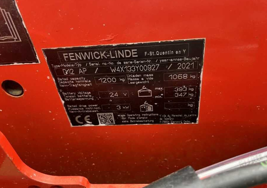 Linde D12AP - Stacker: picture 4 Linde D12AP - Stacker: picture 4