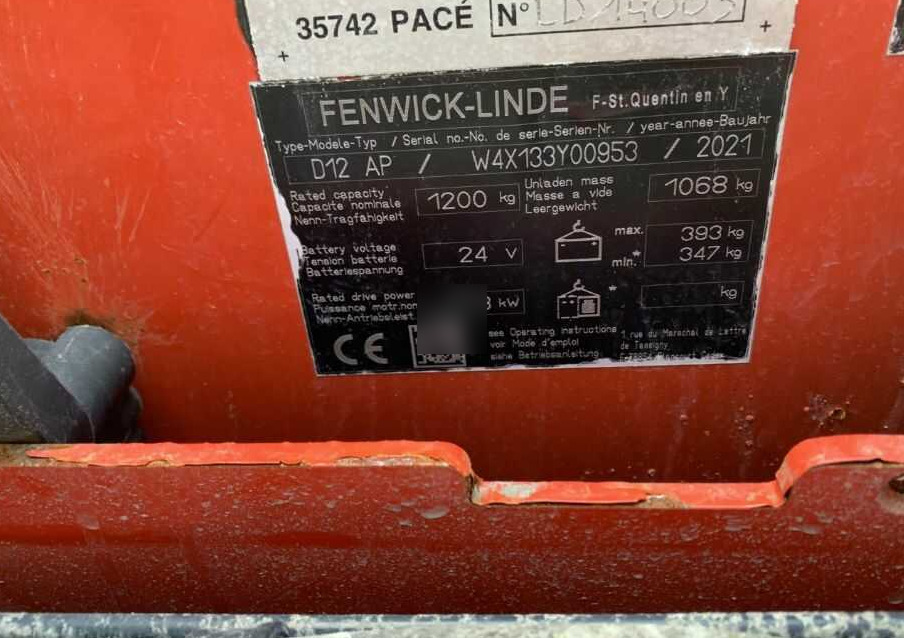 Linde D12AP - Stacker: picture 4 Linde D12AP - Stacker: picture 4