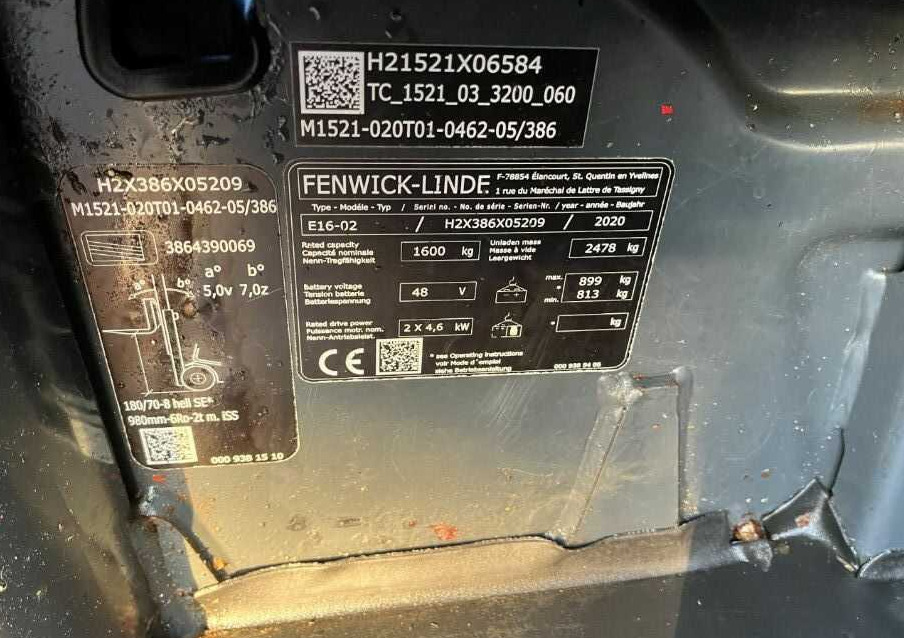 Linde E16-02 - Electric forklift: picture 4 Linde E16-02 - Electric forklift: picture 4