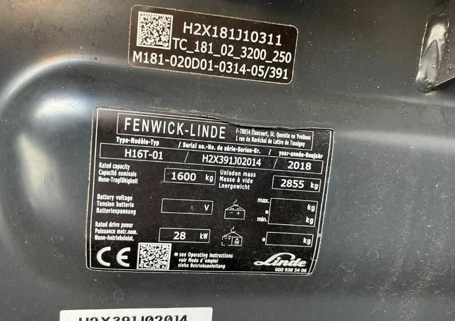 Linde H16T-01 - LPG forklift: picture 4 Linde H16T-01 - LPG forklift: picture 4