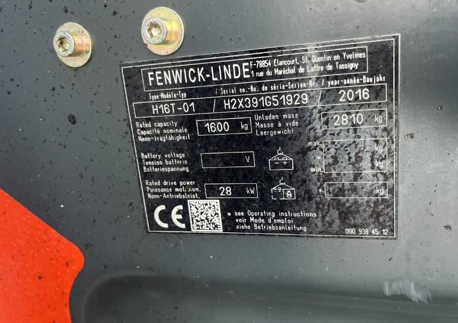Linde H16T-01 - LPG forklift: picture 4 Linde H16T-01 - LPG forklift: picture 4