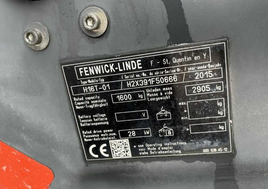 Linde H16T-01 - LPG forklift: picture 4 Linde H16T-01 - LPG forklift: picture 4