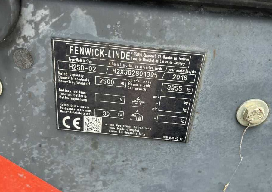 Linde H25D-01 - Diesel forklift: picture 4 Linde H25D-01 - Diesel forklift: picture 4