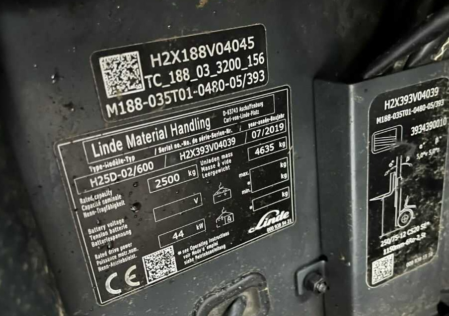 Linde H25D-02/600 - Diesel forklift: picture 4 Linde H25D-02/600 - Diesel forklift: picture 4