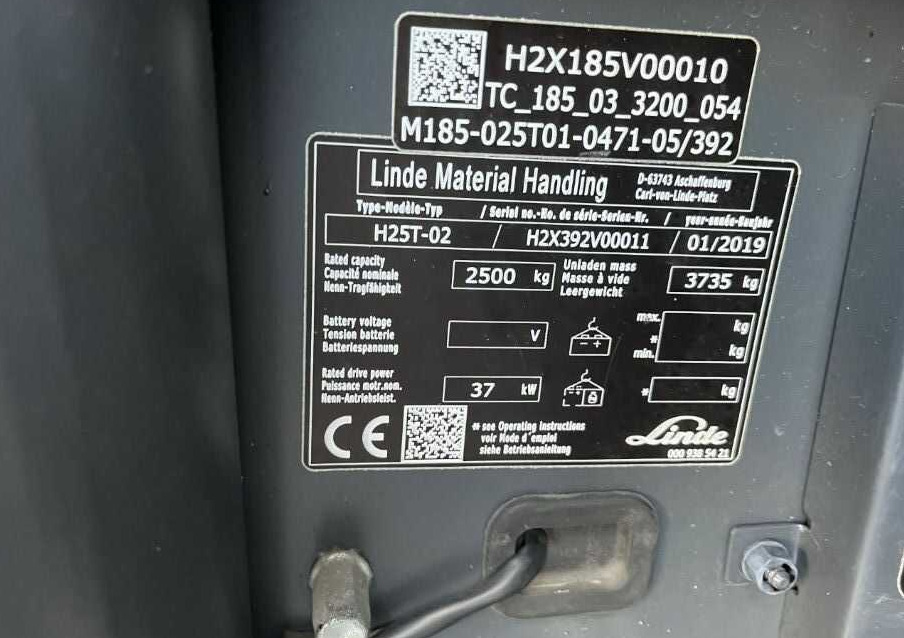 Linde H25T-02 - LPG forklift: picture 4 Linde H25T-02 - LPG forklift: picture 4