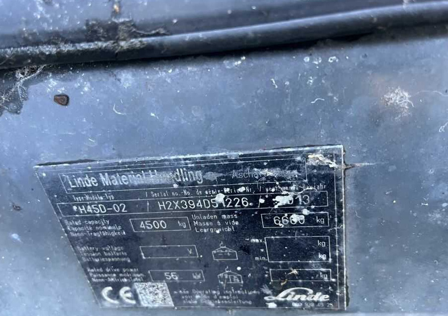 Linde H45D-02 - Diesel forklift: picture 4 Linde H45D-02 - Diesel forklift: picture 4
