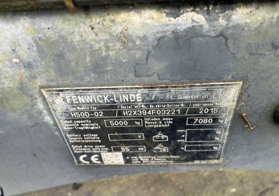 Linde H50D-02 - Diesel forklift: picture 4 Linde H50D-02 - Diesel forklift: picture 4