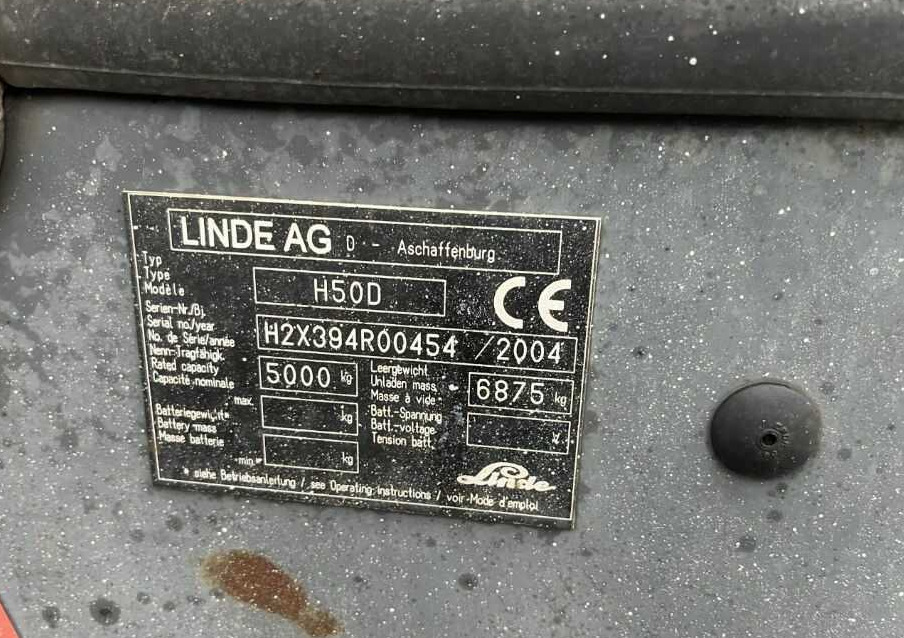 Linde H50D - Diesel forklift: picture 4 Linde H50D - Diesel forklift: picture 4