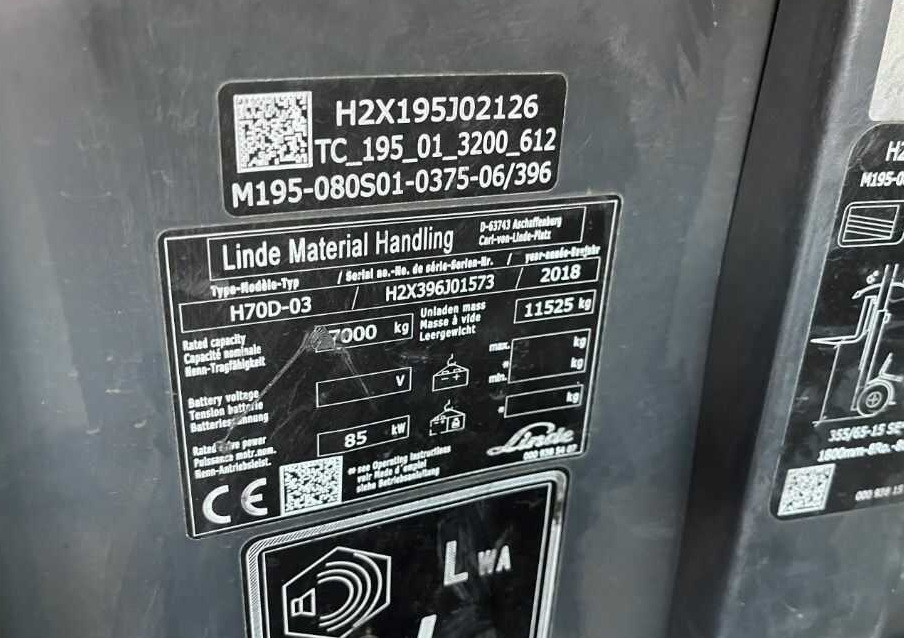 Linde H70D-03 - Diesel forklift: picture 4 Linde H70D-03 - Diesel forklift: picture 4