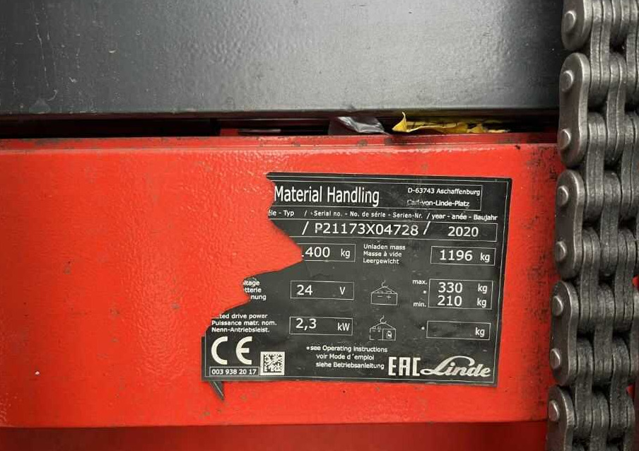Linde L14AP - Stacker: picture 3 Linde L14AP - Stacker: picture 3