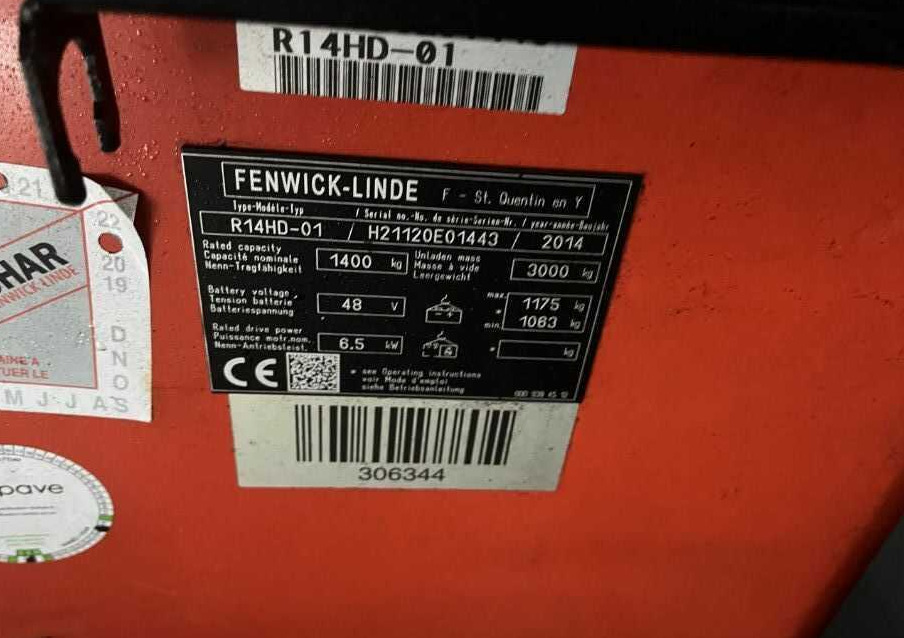 Linde R14-01 - Reach truck: picture 4 Linde R14-01 - Reach truck: picture 4