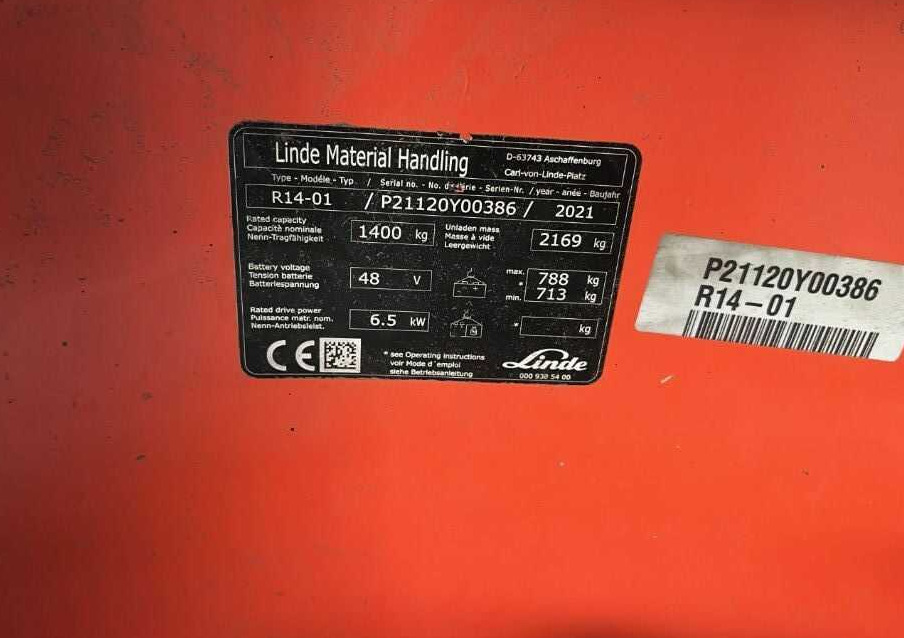 Linde R14-01 - Reach truck: picture 4 Linde R14-01 - Reach truck: picture 4