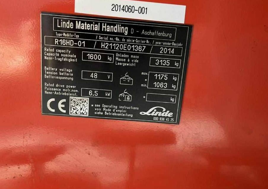 Linde R16HD-01 - Reach truck: picture 4 Linde R16HD-01 - Reach truck: picture 4