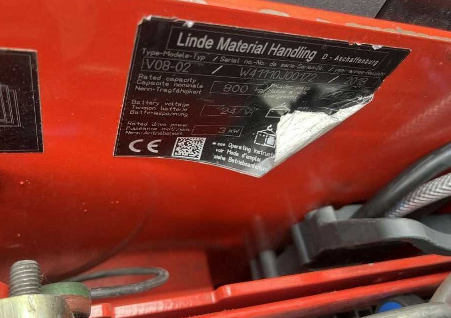 Linde V08-02 - Order picker: picture 4 Linde V08-02 - Order picker: picture 4