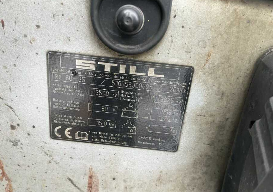 Still RX60-35 - Electric forklift: picture 4 Still RX60-35 - Electric forklift: picture 4