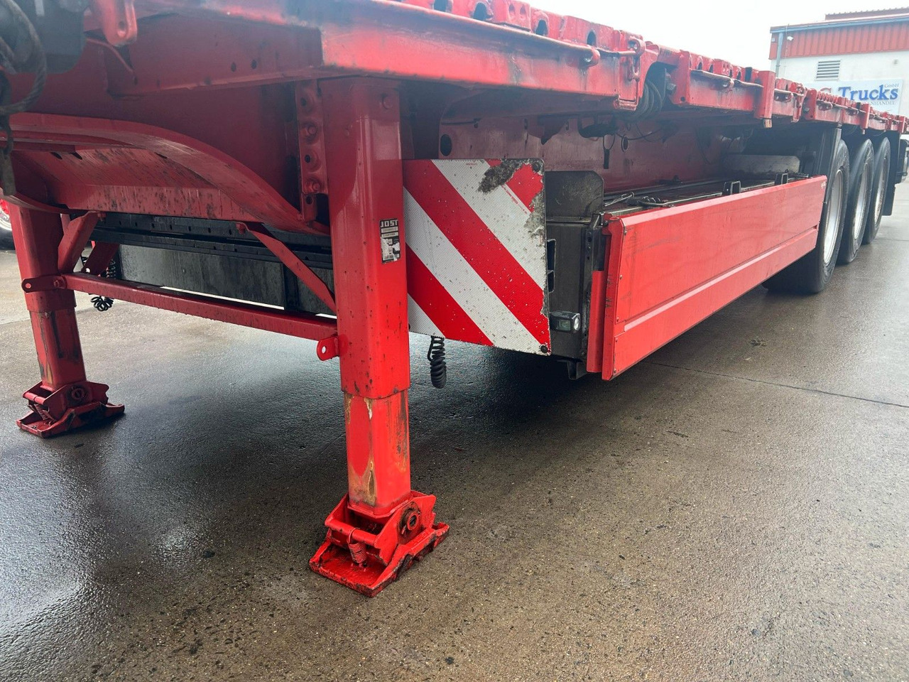Krone SD * PALETTENKASTEN * 10x RUNGEN * STAHLMATTEN - Dropside/ Flatbed semi-trailer: picture 2 Krone SD * PALETTENKASTEN * 10x RUNGEN * STAHLMATTEN - Dropside/ Flatbed semi-trailer: picture 2