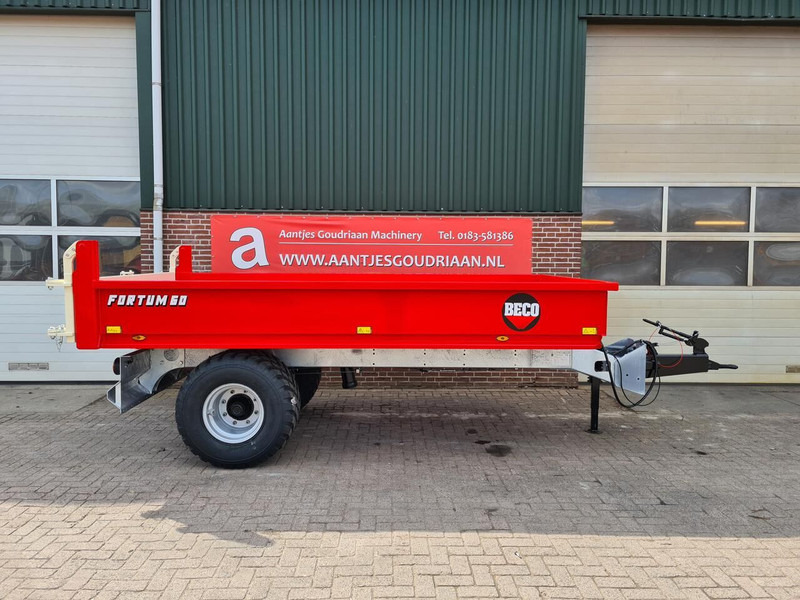 Beco Fortum 60 / bakkenwagen - Tipper trailer: picture 1 Beco Fortum 60 / bakkenwagen - Tipper trailer: picture 1