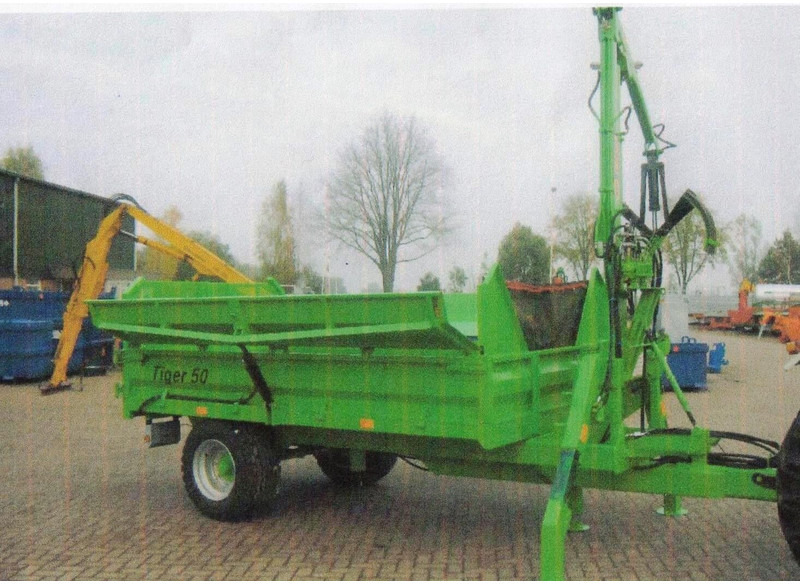 Kipper met opbouwkraan - Tipper trailer: picture 4 Kipper met opbouwkraan - Tipper trailer: picture 4