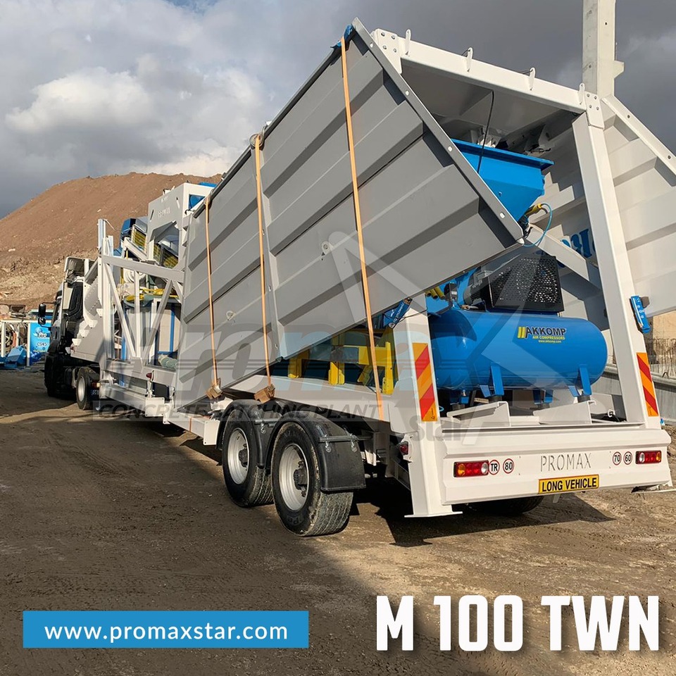 PROMAX MOBILE CONCRETE BATCHING PLANT M100-TWN (100m3/h)  - Concrete plant: picture 4 PROMAX MOBILE CONCRETE BATCHING PLANT M100-TWN (100m3/h)  - Concrete plant: picture 4