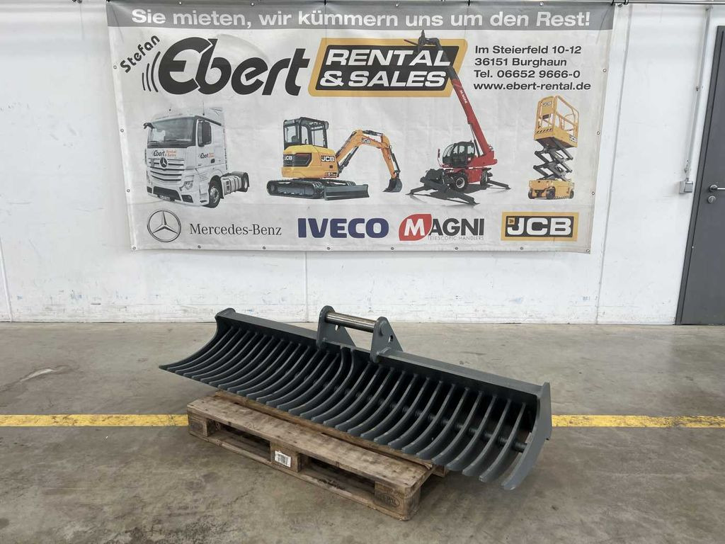 HS Schoch Reisigrechen Roderechen MS08 1.800 mm HS Schoch Reisigrechen Roderechen MS08 1.800 mm - Attachment for Construction machinery: picture 1 HS Schoch Reisigrechen Roderechen MS08 1.800 mm HS Schoch Reisigrechen Roderechen MS08 1.800 mm - Attachment for Construction machinery: picture 1