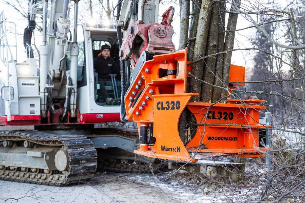 Westtech Woodcracker CL320 Fällkopf Fällgreifer Westtech Woodcracker CL320 Fällkopf Fällgreifer - Attachment for Forestry equipment: picture 1 Westtech Woodcracker CL320 Fällkopf Fällgreifer Westtech Woodcracker CL320 Fällkopf Fällgreifer - Attachment for Forestry equipment: picture 1