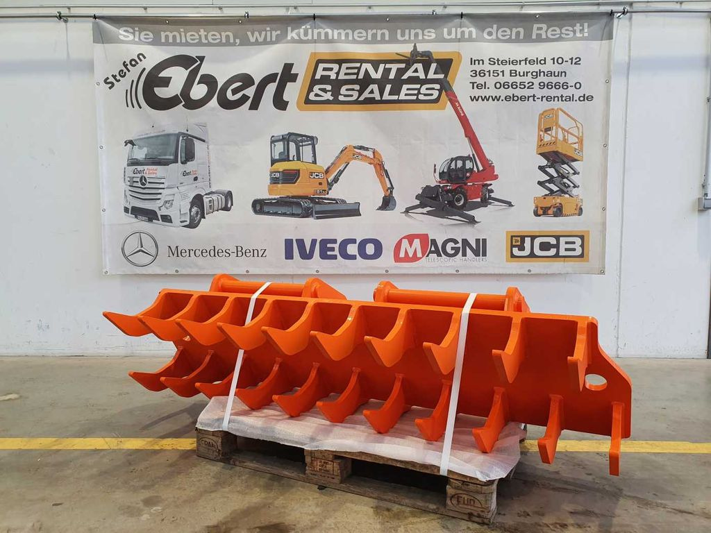 Westtech Woodcracker Feinrechen / Roderechen - Attachment for Forestry equipment: picture 1 Westtech Woodcracker Feinrechen / Roderechen - Attachment for Forestry equipment: picture 1
