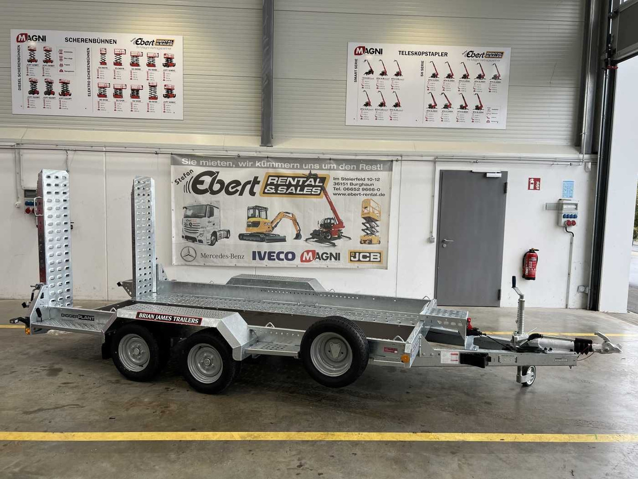 Brian James Cargo Digger Plant 2 / Länge 3.700mm / 3.500kg - Low loader trailer: picture 1 Brian James Cargo Digger Plant 2 / Länge 3.700mm / 3.500kg - Low loader trailer: picture 1