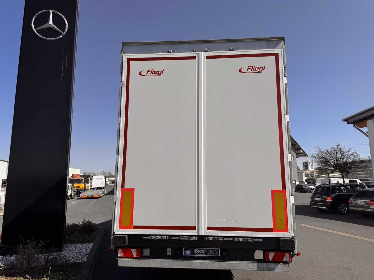 Low loader semi-trailer Fliegl SDS 350 Schiebeplane+Verdeck XL SAF 20.900Km: picture 6