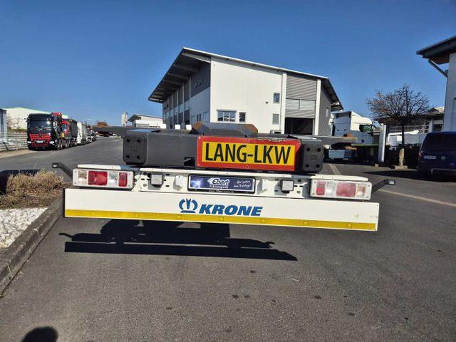 Low loader semi-trailer Krone SD Container, BPW-Achsen Liftachse mitte: picture 9
