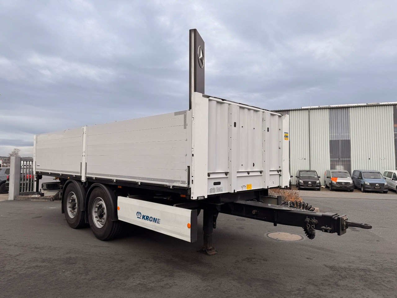 Krone ZZ 6.520mm BPW-Achsen 50er Öse - Dropside/ Flatbed trailer: picture 4 Krone ZZ 6.520mm BPW-Achsen 50er Öse - Dropside/ Flatbed trailer: picture 4