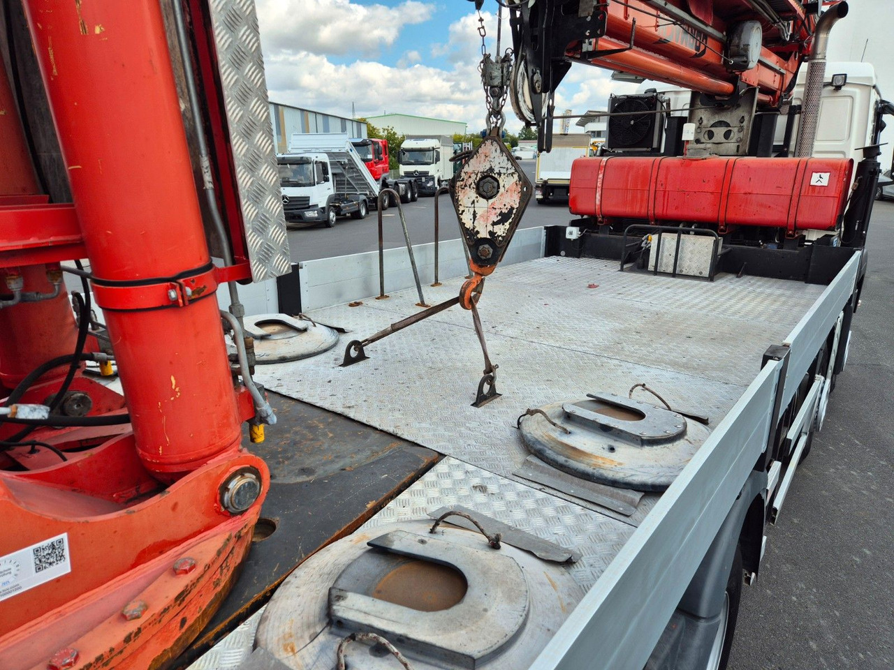 Crane truck MAN TGS 35.360 8x4 BB Gormach 91000 TECH Funk: picture 27