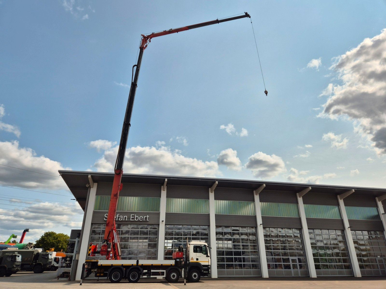 Crane truck MAN TGS 35.360 8x4 BB Gormach 91000 TECH Funk: picture 30