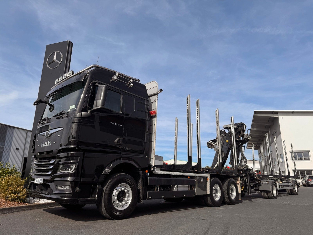 MAN TGX 33.640 6x4 BL Palfinger Q150Z96 - Timber truck, Crane truck: picture 1 MAN TGX 33.640 6x4 BL Palfinger Q150Z96 - Timber truck, Crane truck: picture 1
