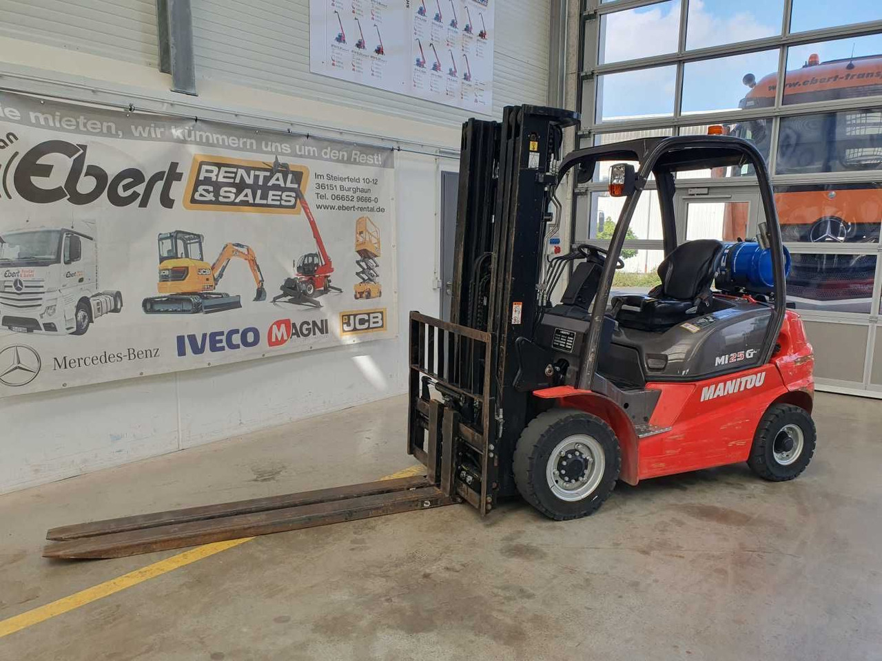 Manitou MI 25 G / Triplex: 4.70m / nur 1.976h! / SS - LPG forklift: picture 3 Manitou MI 25 G / Triplex: 4.70m / nur 1.976h! / SS - LPG forklift: picture 3