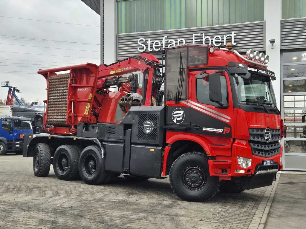 Mercedes-Benz TUROX 8x8 Eschlböck Biber 92 Holzhacker / 1.512h - Timber truck: picture 5 Mercedes-Benz TUROX 8x8 Eschlböck Biber 92 Holzhacker / 1.512h - Timber truck: picture 5