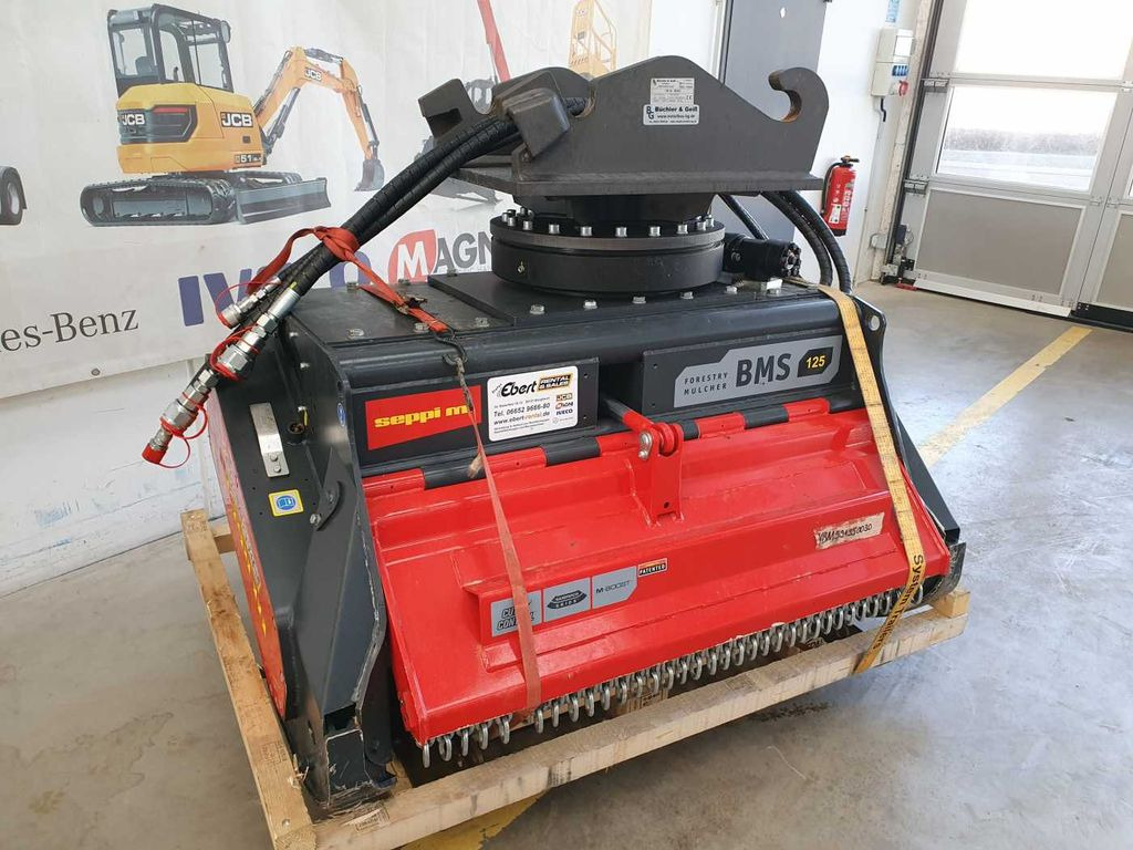 Seppi M. BMS 125 Forstmulcher / Drehmotor / DEMO - Forestry mulcher: picture 4 Seppi M. BMS 125 Forstmulcher / Drehmotor / DEMO - Forestry mulcher: picture 4