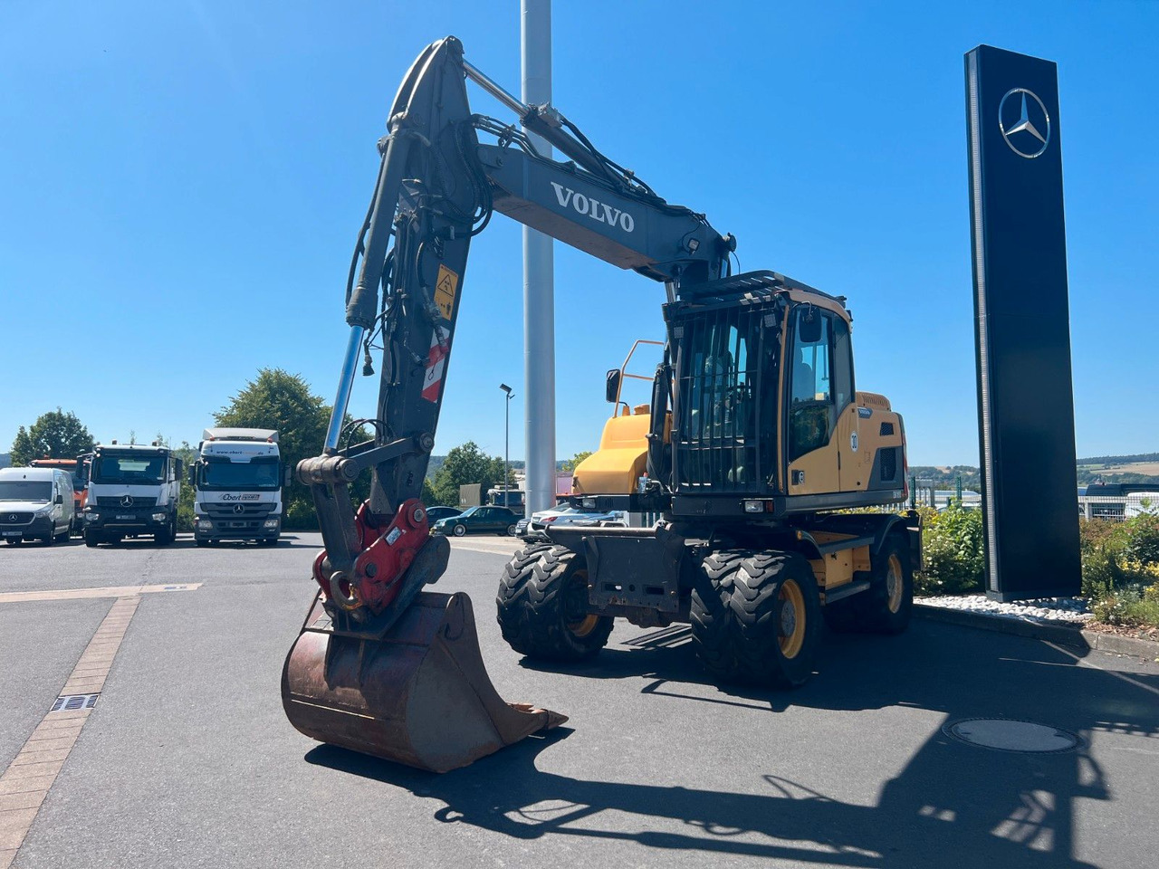 Wheel excavator Volvo EW160D / 2014 / 1xTieflöffel / Forstschutzgitter: picture 10