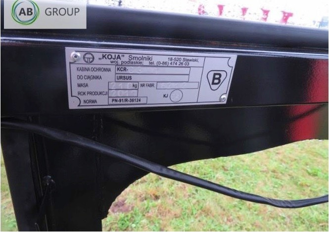 Koja tractor cab C-360 - Cab for Farm tractor: picture 5 Koja tractor cab C-360 - Cab for Farm tractor: picture 5