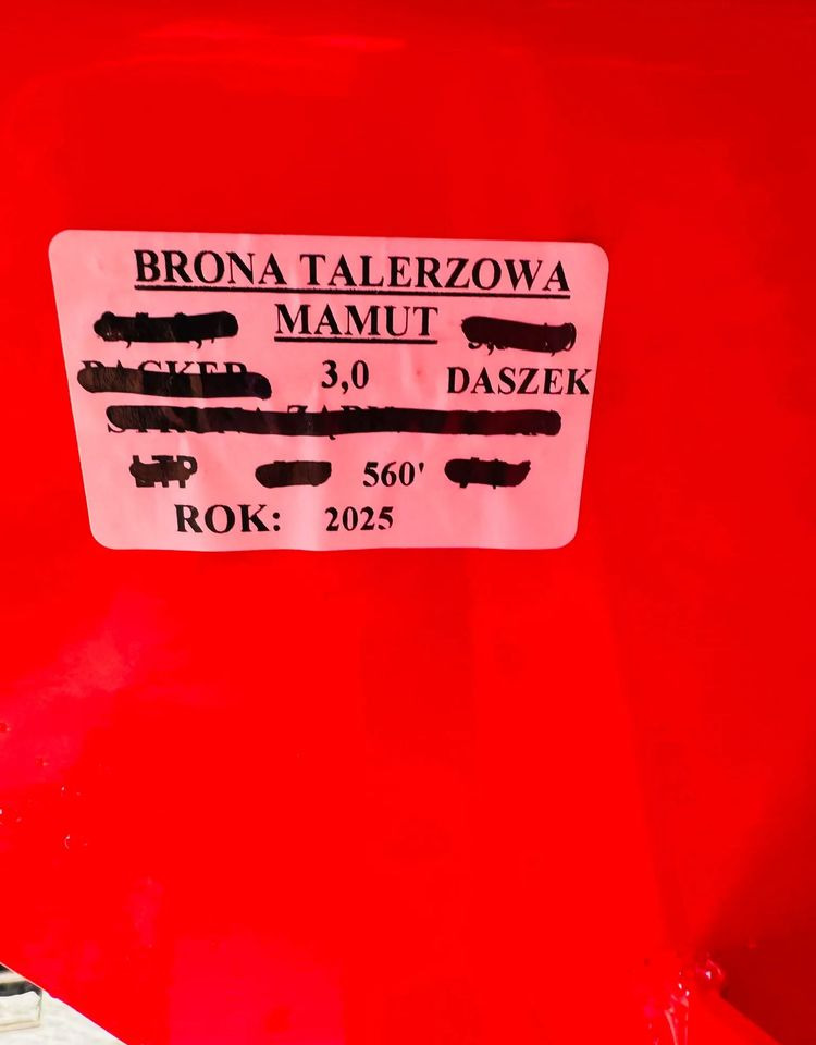 New Disc harrow Dexwal Bis MAMUT: picture 17 New Disc harrow Dexwal Bis MAMUT: picture 17