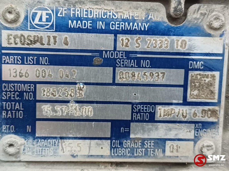 DAF Occ versnellingsbak 12S2333TD DAF - Gearbox for Truck: picture 5 DAF Occ versnellingsbak 12S2333TD DAF - Gearbox for Truck: picture 5