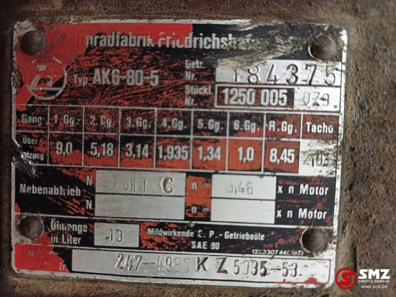Deutz Occ motor F6L413V Deutz + versnellingsbak AK6-80-5 - Engine for Truck: picture 5 Deutz Occ motor F6L413V Deutz + versnellingsbak AK6-80-5 - Engine for Truck: picture 5