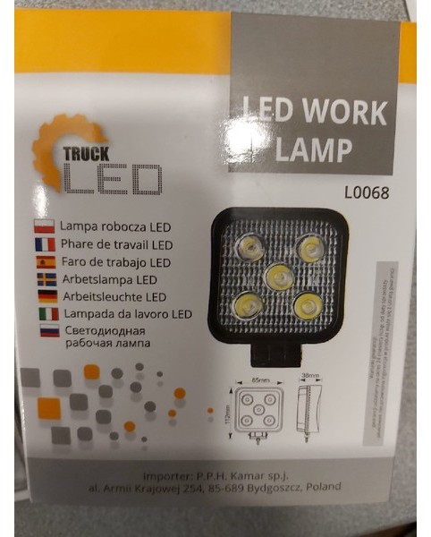Diversen Werklamp 5x3W LED 12-24V 975 lumen - Lights/ Lighting for Truck: picture 1 Diversen Werklamp 5x3W LED 12-24V 975 lumen - Lights/ Lighting for Truck: picture 1
